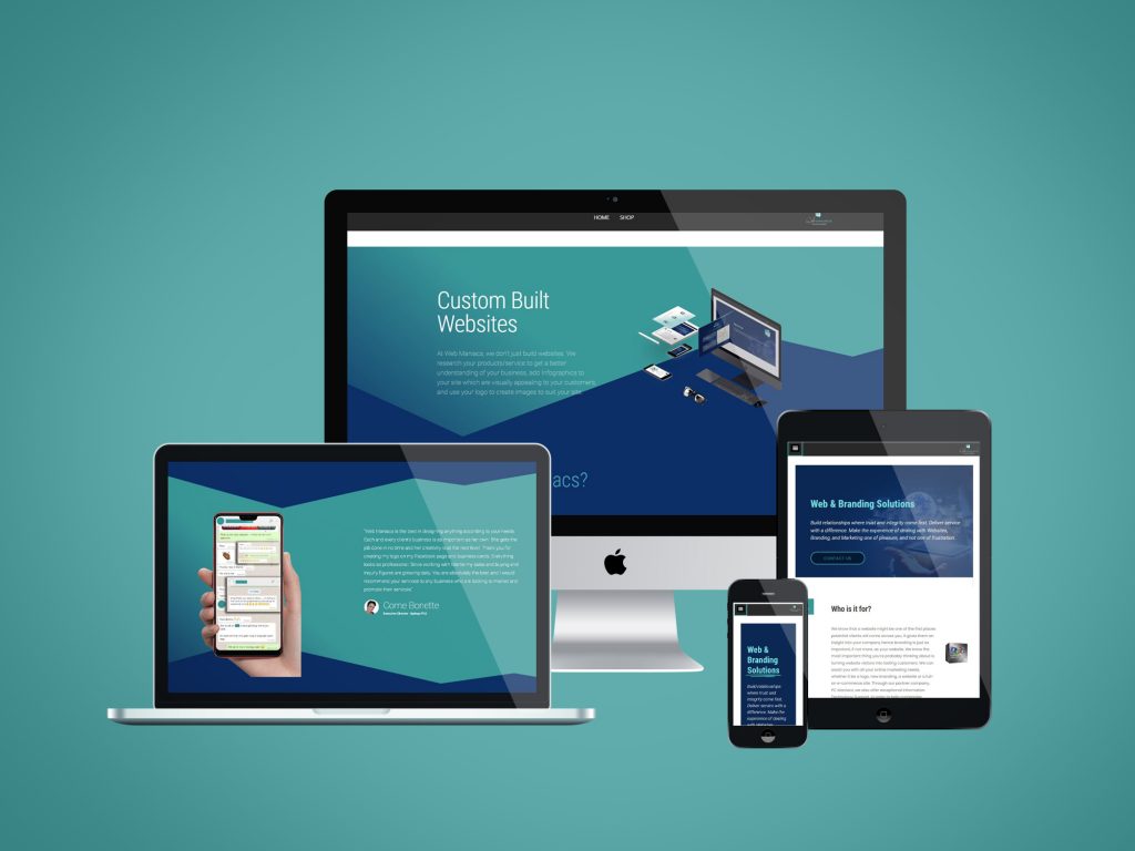 Web Maniacs Website