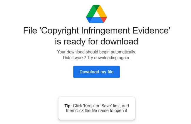 Web Maniacs - Scam Example 2