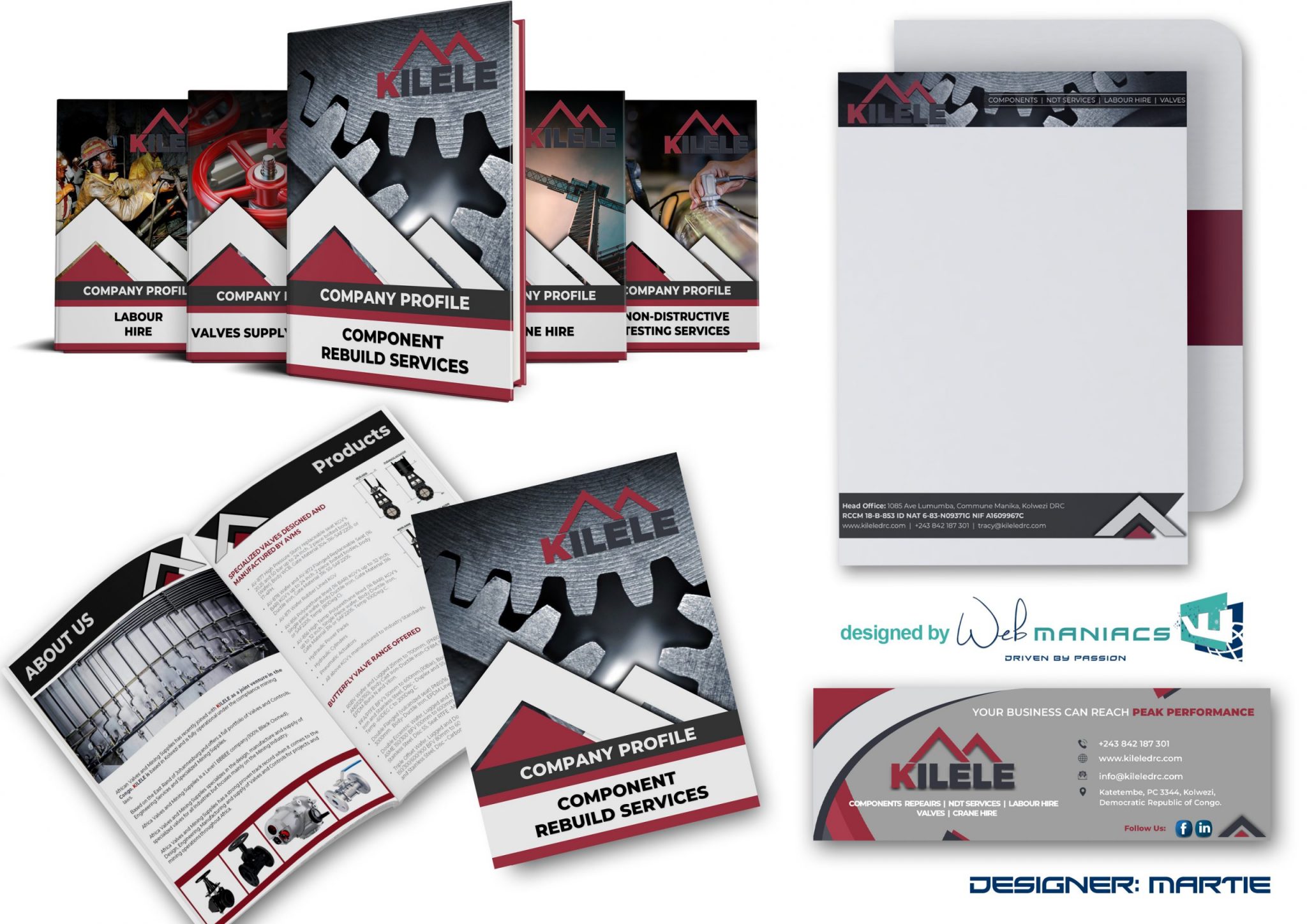 Web Maniacs - Kilele DRC Designs