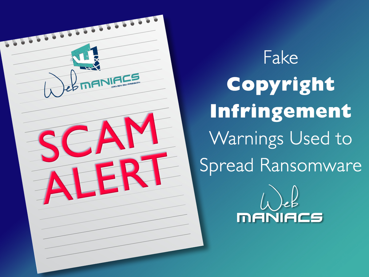 Web Maniacs - Scam Example